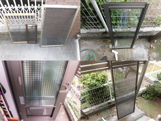 網戸のクリーニング