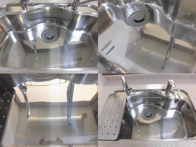 キッチンシンクの研磨