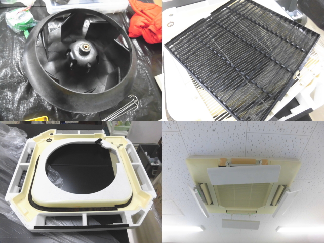 天井埋め込み型エアコンクリーニング